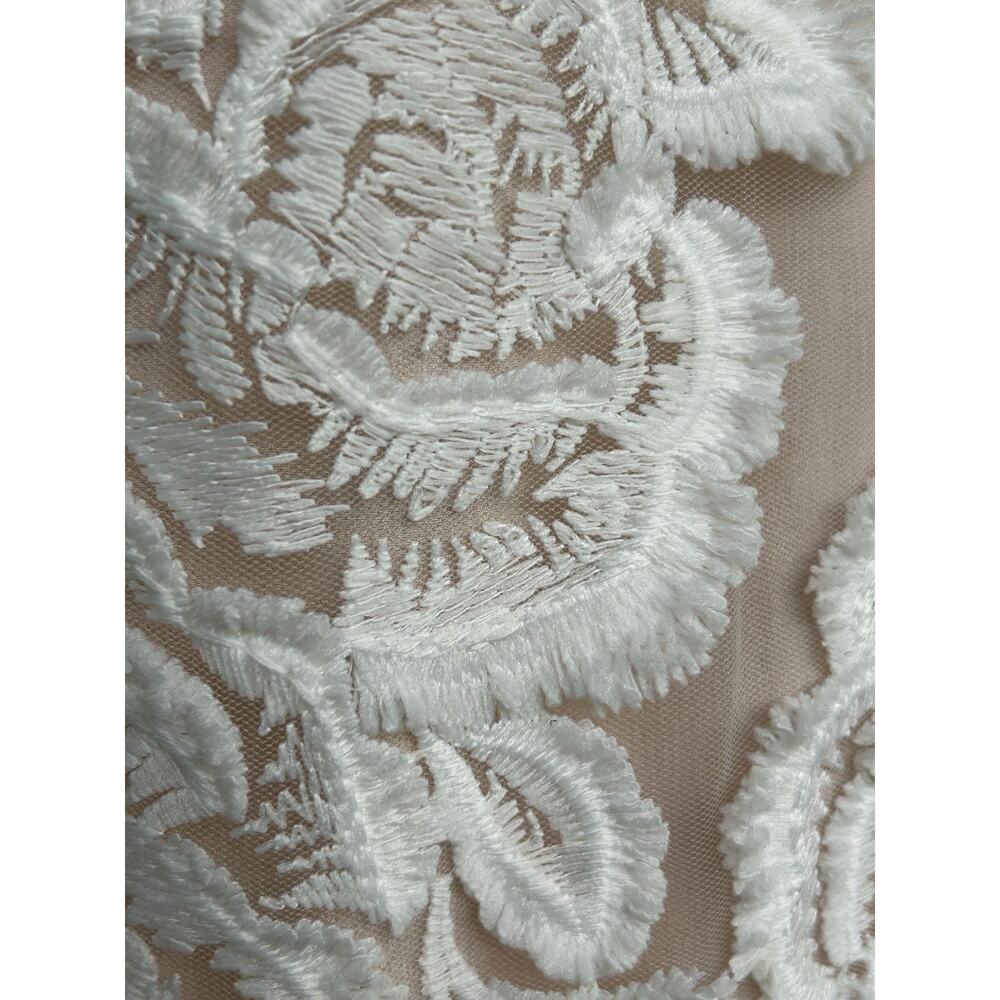 REISS Meghan Floral Dress Sz 10 Lace Bodycon Wedding Cocktail Romantic NEW $475 - Picture 7 of 16